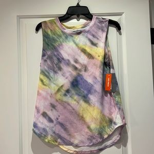 Joe Fresh Active - NWT womenswear size small tie dye workout top.